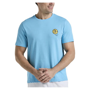 Men`s Paddle DBL Graphic Tee Blue Grotto Apparel Penguin