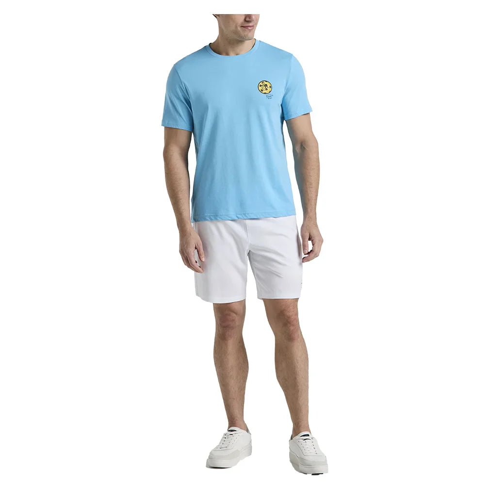 Men`s Paddle DBL Graphic Tee Blue Grotto Apparel Penguin