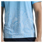 Men`s Performance Ombre Block Tennis Crew Blue Grotto Apparel Penguin