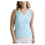 Women`s Colorblock Tennis Tank with Mesh Castaway Apparel Penguin