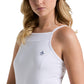 Women`s Essentials Tennis Tank with Mesh Bright White Apparel Penguin