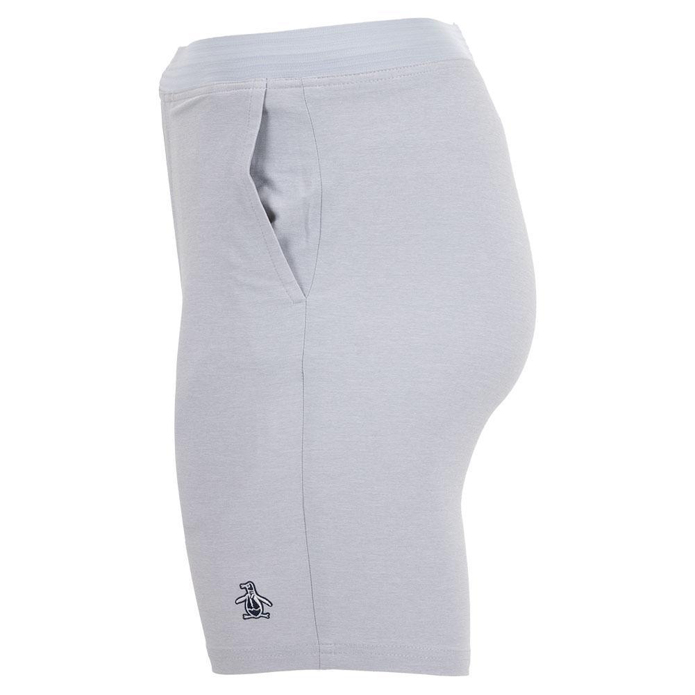 Men's 9 Inch Heather Drawstring Tennis Short Apparel Penguin