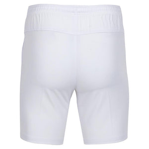 Men's Solid Performance 8 Inch Tennis Short Bright White Apparel Penguin