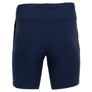 Men's Solid Performance 8 Inch Tennis Short Black Iris Apparel Penguin