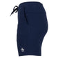 Men's Solid Performance 8 Inch Tennis Short Black Iris Apparel Penguin