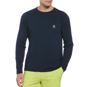 Men's Raglan Long Sleeve Tennis Pull Over Apparel Penguin