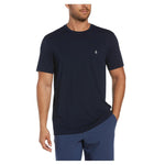 Men's Solid Performance Tennis Top Caviar Apparel Penguin
