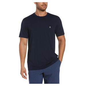 Men's Solid Performance Tennis Top Caviar Apparel Penguin