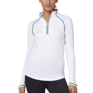 Women's Essentials Veronica Sun Production 1/4 Zip Tennis Top Apparel Penguin
