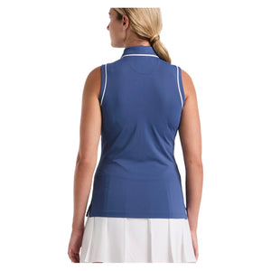 Women`s Sleeveless Veronica Tennis Polo True Navy Apparel Penguin