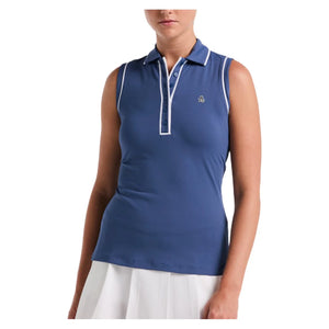 Women`s Sleeveless Veronica Tennis Polo True Navy Apparel Penguin