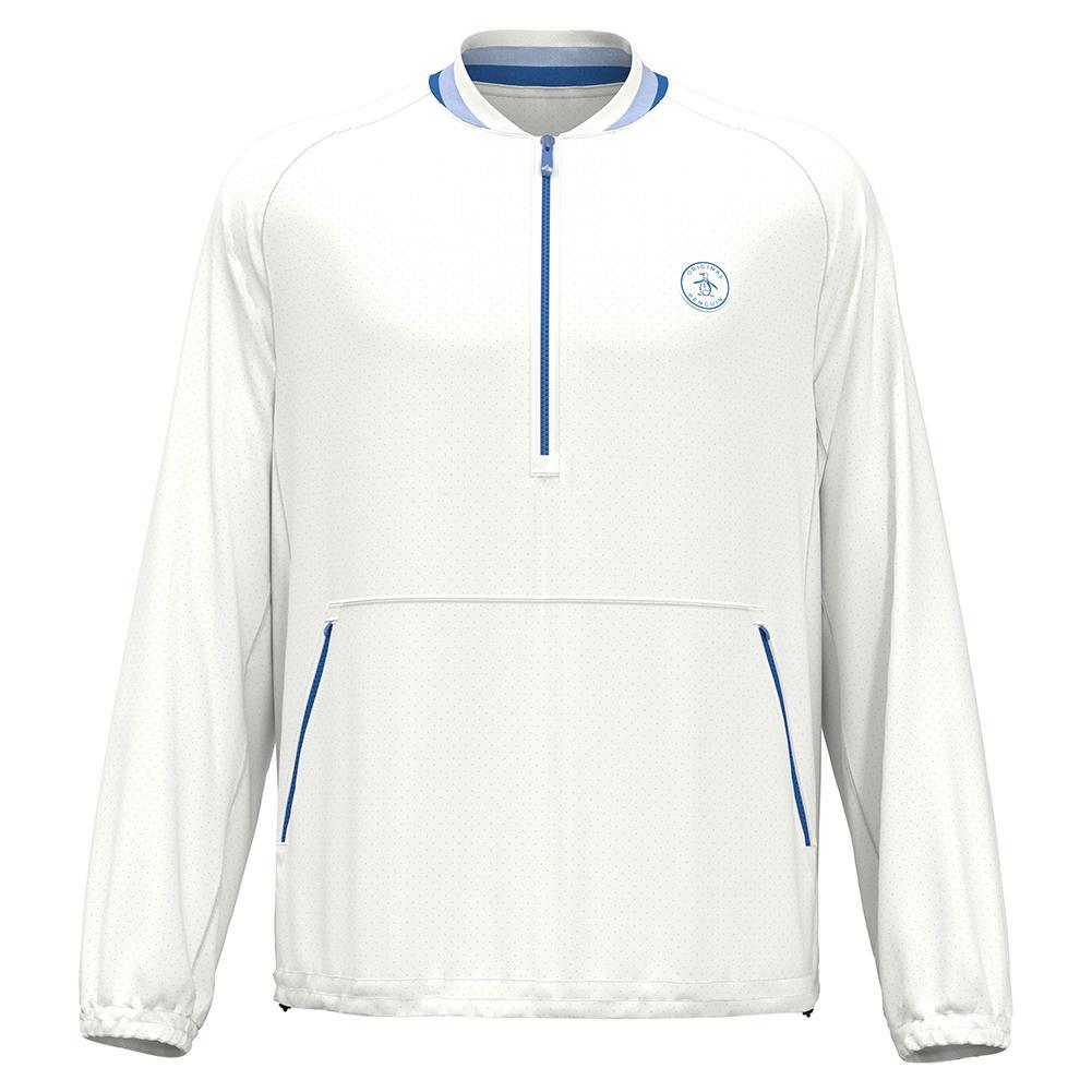 Men's Heritage 1/4 Zip Tennis Windjacket Bright White Apparel Penguin