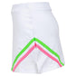 Girls' Chevron Flat Tennis Skort White Apparel Little Miss Tennis