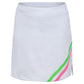 Girls' Chevron Flat Tennis Skort White Apparel Little Miss Tennis