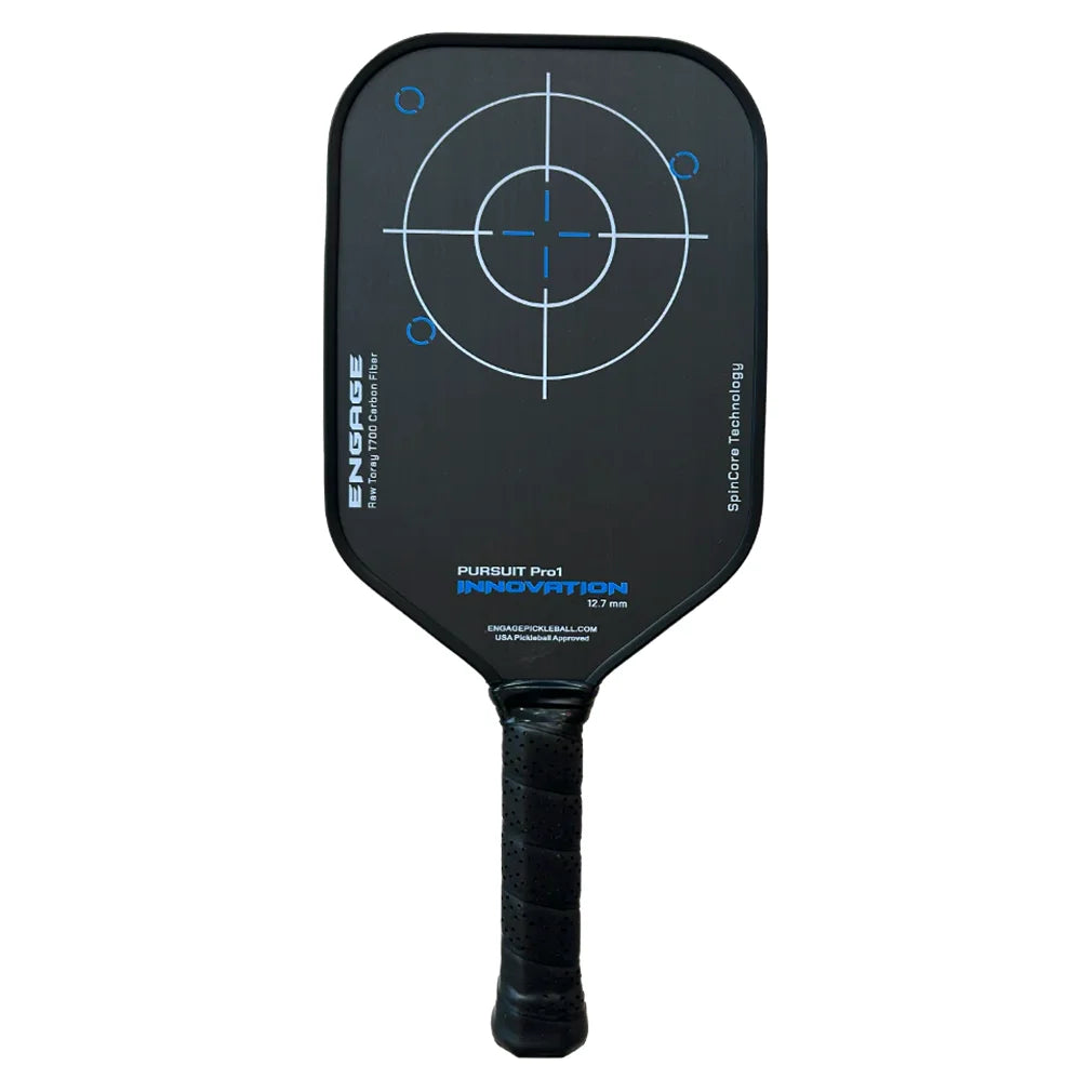 Pursuit Pro1 Innovation 12.7mm Pickleball Paddle Carbon Sky Racquets Engage Pickleball