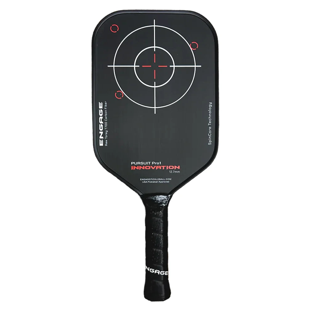 Pursuit Pro1 Innovation 12.7mm Pickleball Paddle Fierce Red Racquets Engage Pickleball