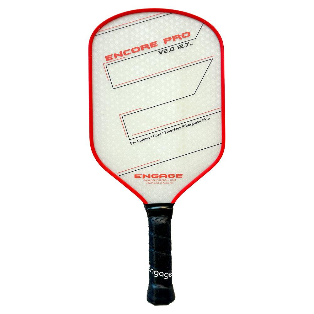 Encore Pro V2.0 12.7 Pickleball Paddle Crimson Red Racquets Engage Pickleball