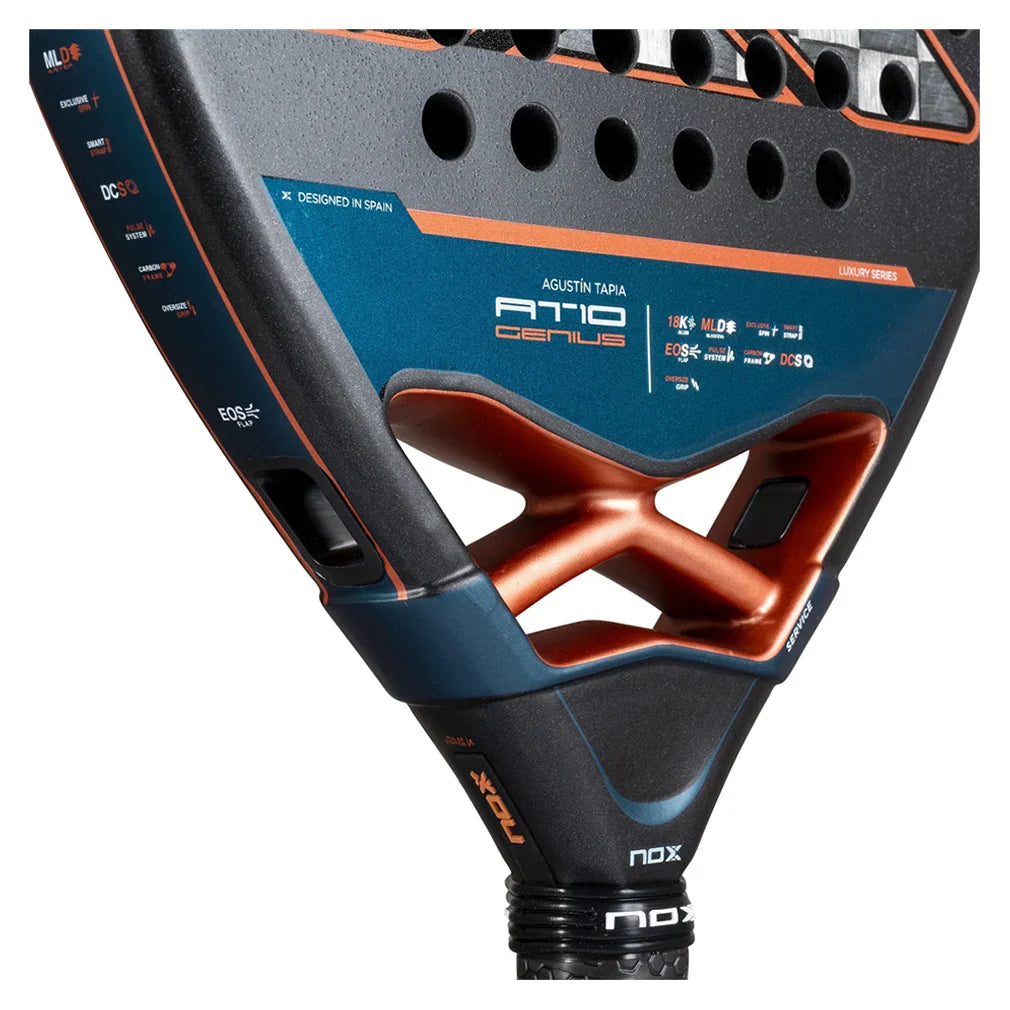 AT10 Genius Attack 18k Alum Padel Racquet Padel Racquets Nox