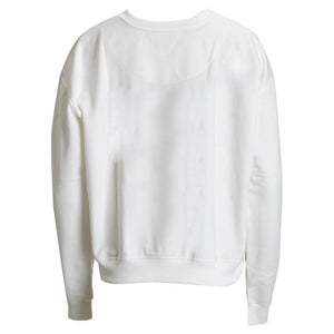 White - Women's Pickleball Paddles Sweatshirt Ivory Apparel CourtLife