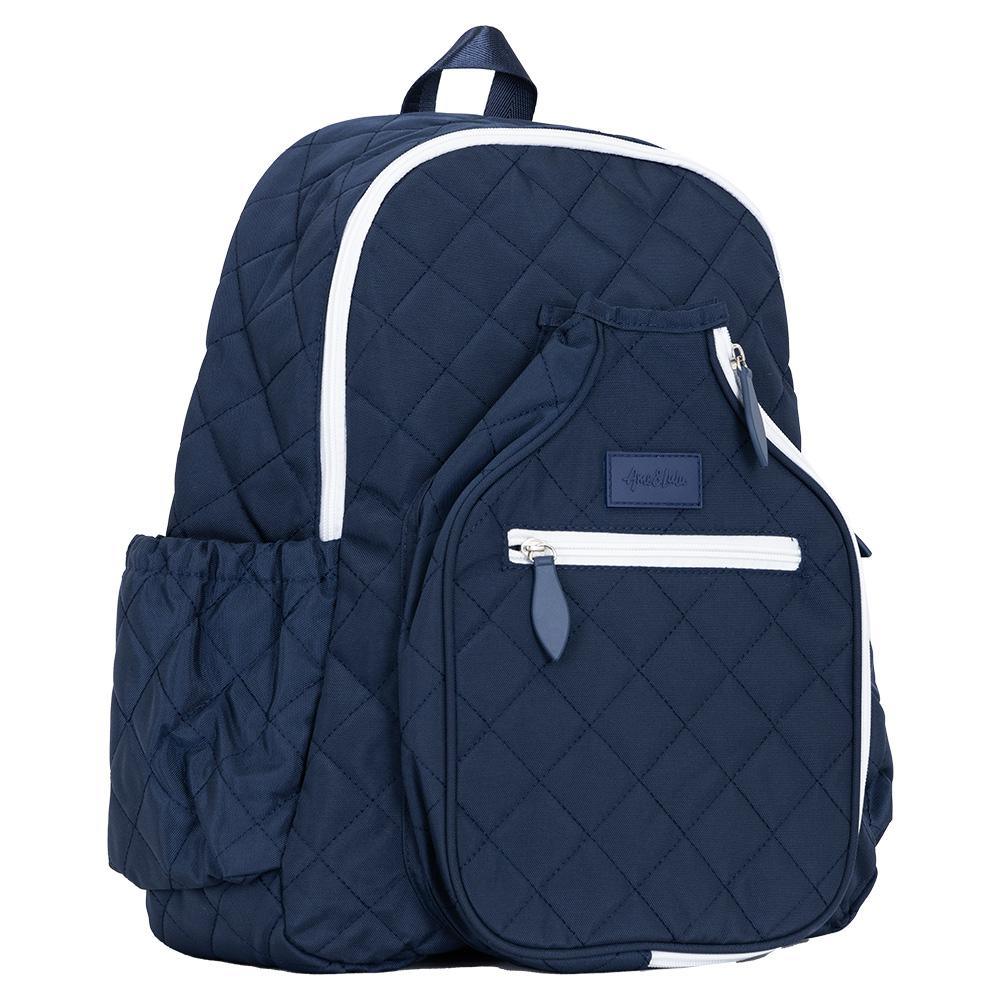 Women`s Pickleball Time Quilted Backpack Bags Ame And Lulu