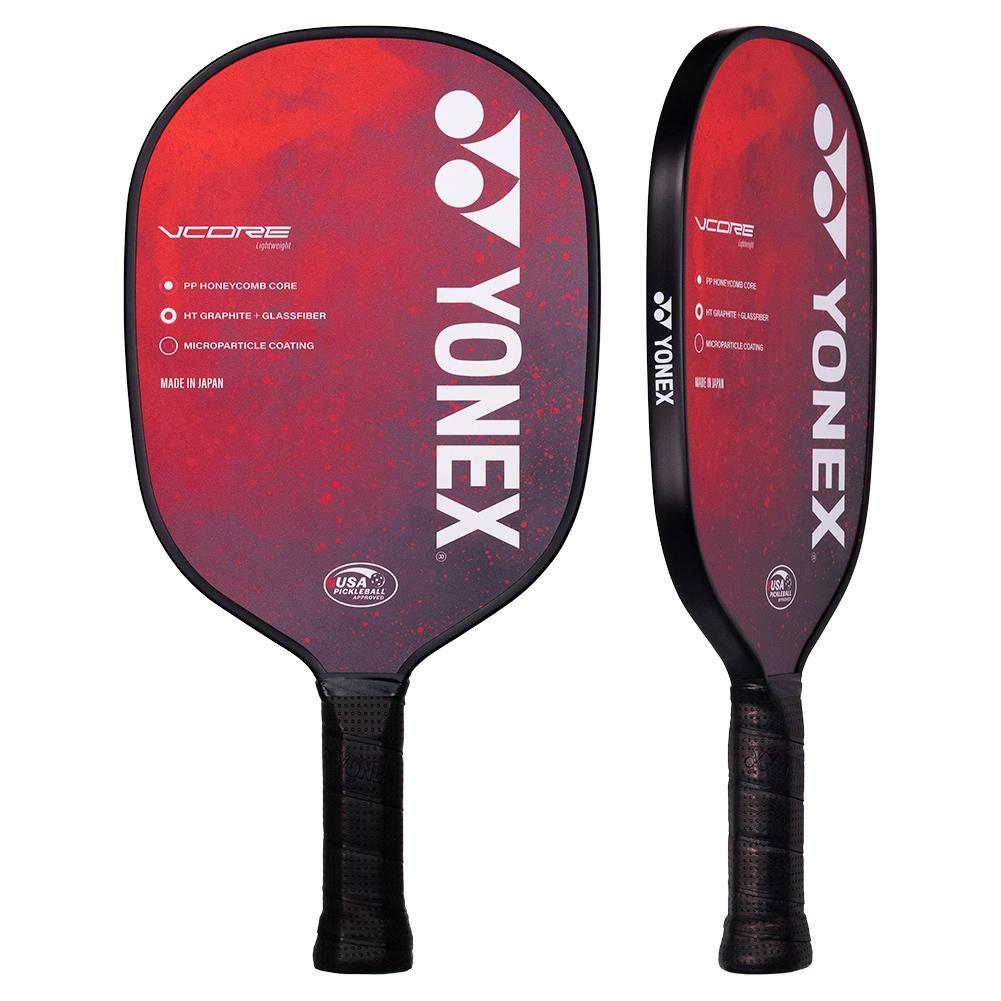 VCORE Lightweight 7.6 oz Pickleball Paddle Red Racquets Yonex