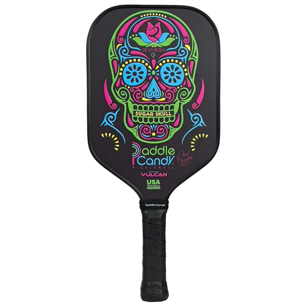 Paddle Candy Sugar Skull DLR Edition Pickleball Paddle Black Racquets Vulcan