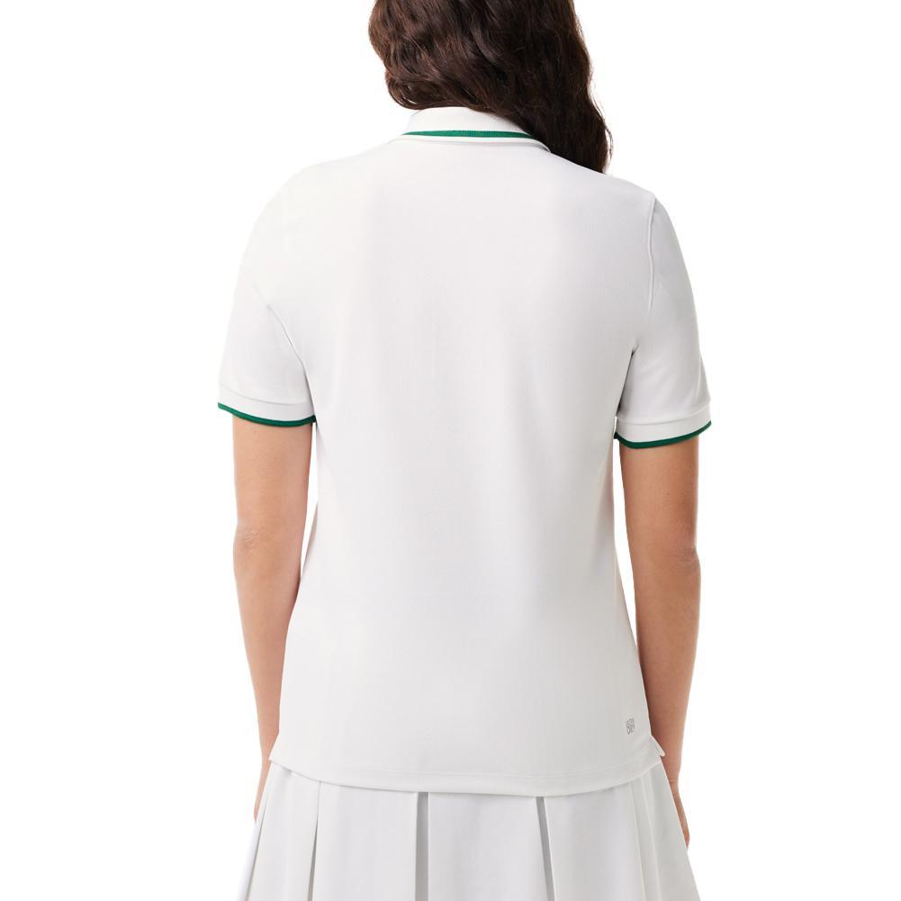 Women's Pique Tennis Polo with Contrast Stripped Collar Apparel Lacoste