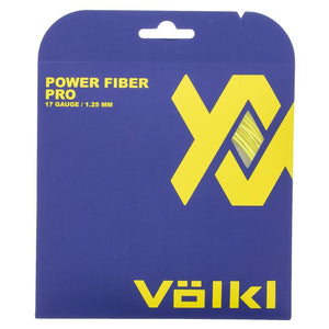 Power Fiber Pro Neon Yellow Tennis String Strings Volkl