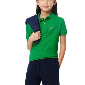Boys' Regular Fit Petit Pique Tennis Polo Apparel Lacoste