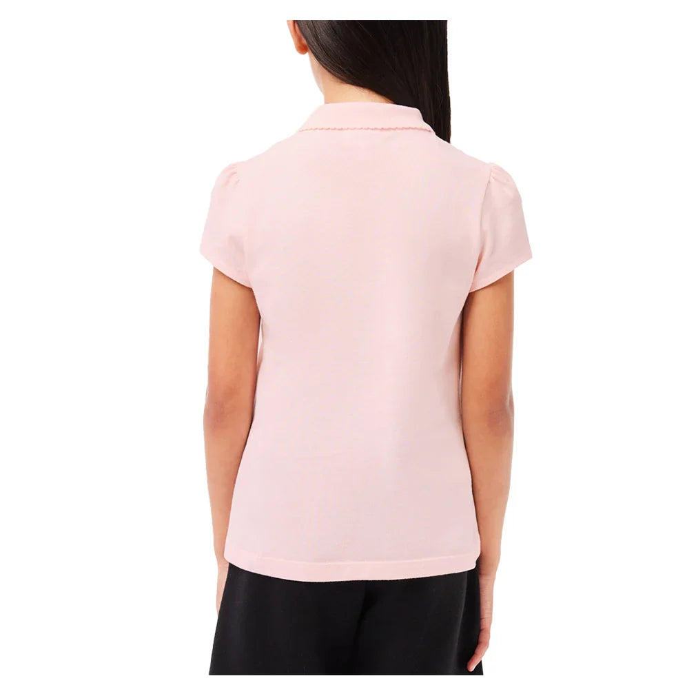 Girls' Scallop Tennis Polo Apparel Lacoste