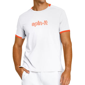 Men`s Ronaldo Short Sleeve Pickleball Tee Apparel Spin-It