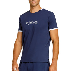 Men`s Ronaldo Short Sleeve Pickleball Tee Apparel Spin-It