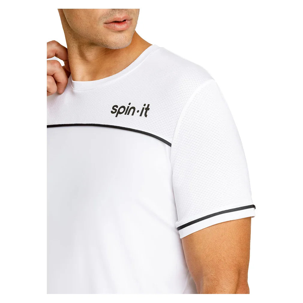 Men`s Lionel Short Sleeve Pickleball Tee Apparel Spin-It
