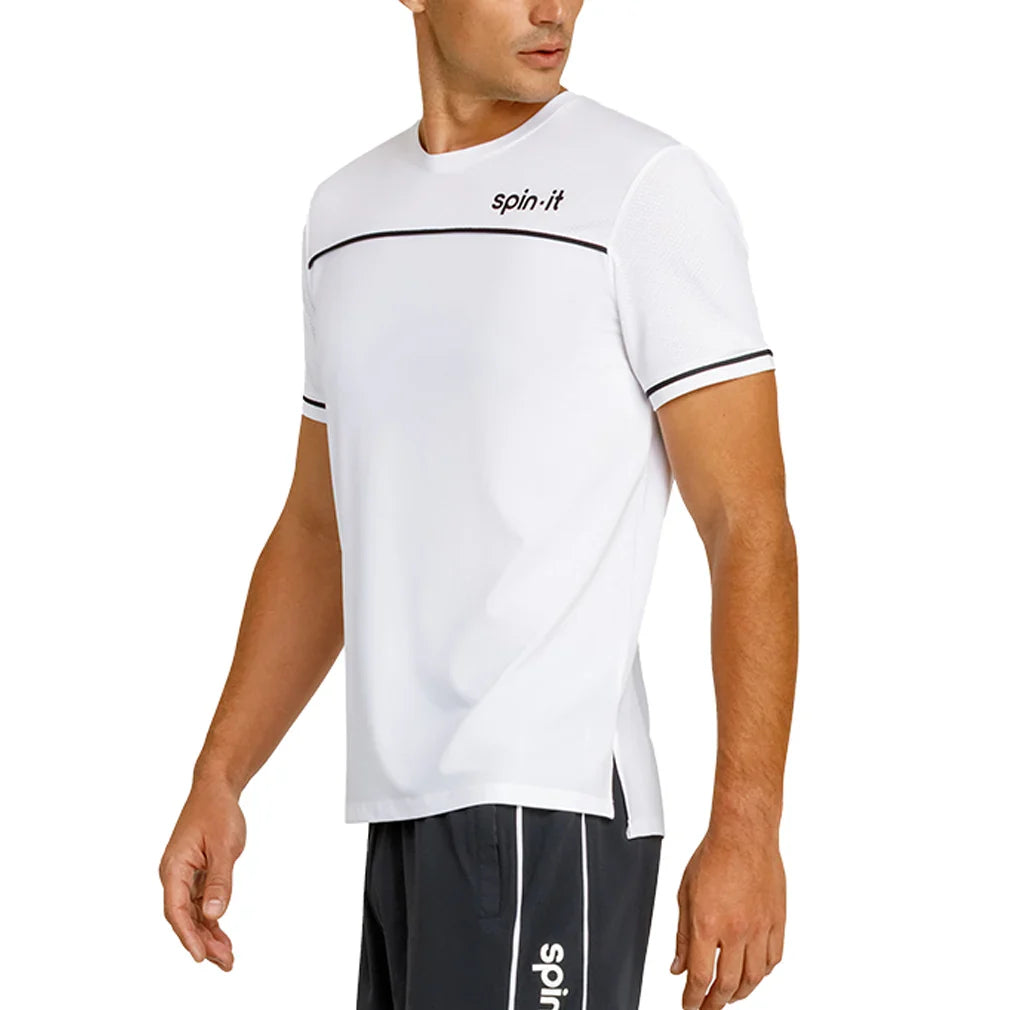 Men`s Lionel Short Sleeve Pickleball Tee Apparel Spin-It