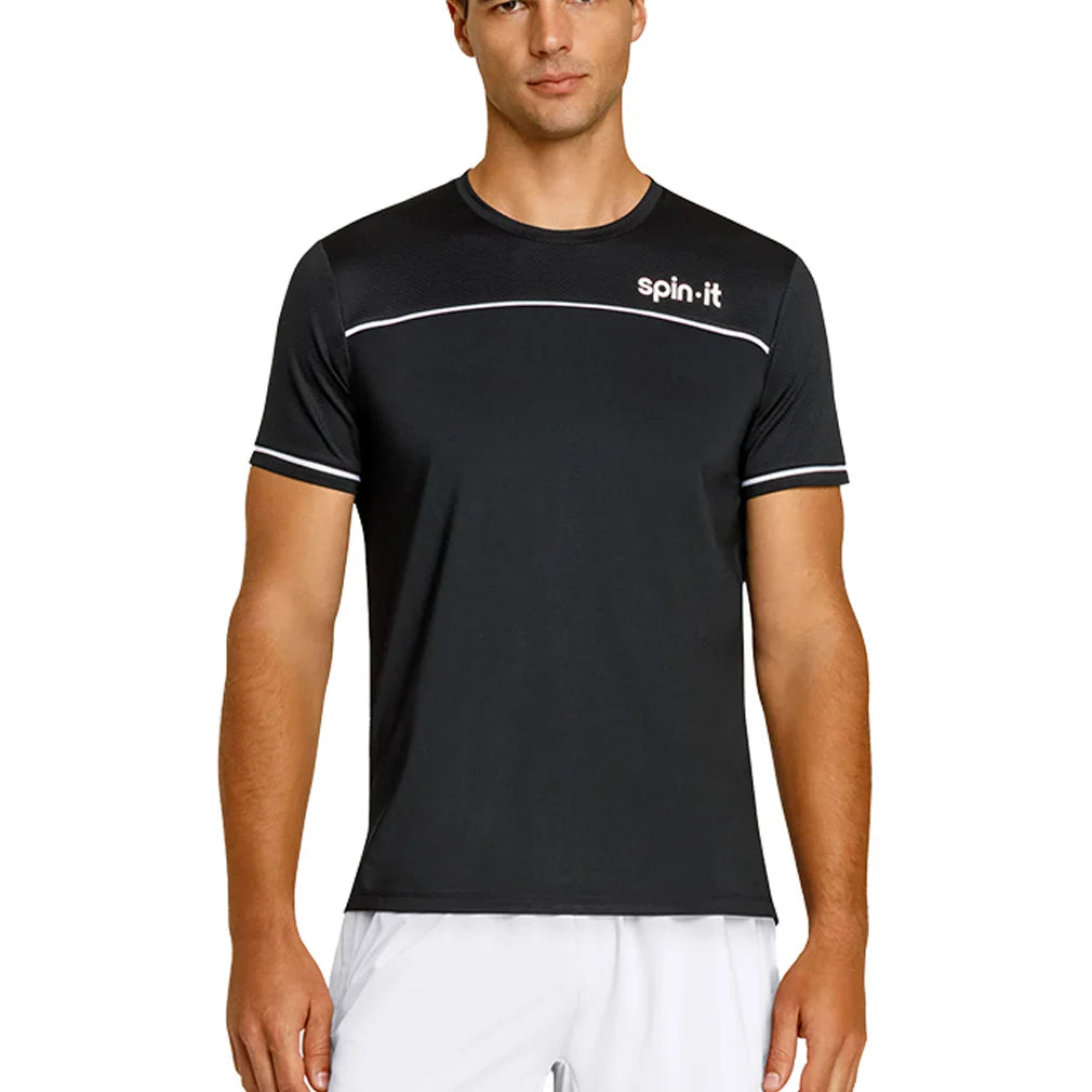 Men`s Lionel Short Sleeve Pickleball Tee Apparel Spin-It