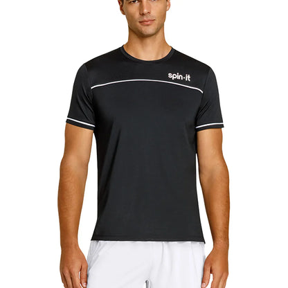 Men`s Lionel Short Sleeve Pickleball Tee Apparel Spin-It