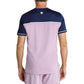 Men`s Lionel Short Sleeve Pickleball Tee Lavender Mist and Chalk Apparel Spin-It