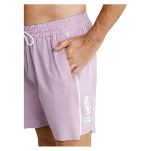 Men`s David Pickelball Shorts Lavender Mist Apparel Spin-It