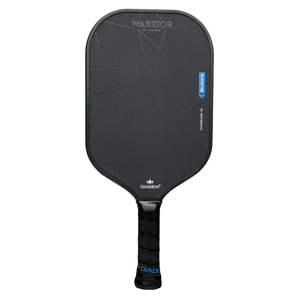 Warrior BluCore v3 Standard 16mm Pickleball Paddle Black Racquets Diadem