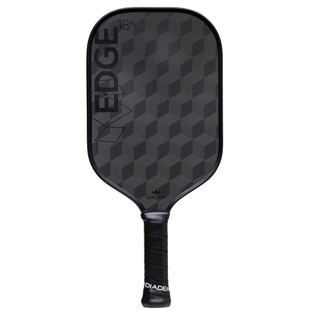 Edge 18k Standard Pickleball Paddle Midnight Black Racquets Diadem
