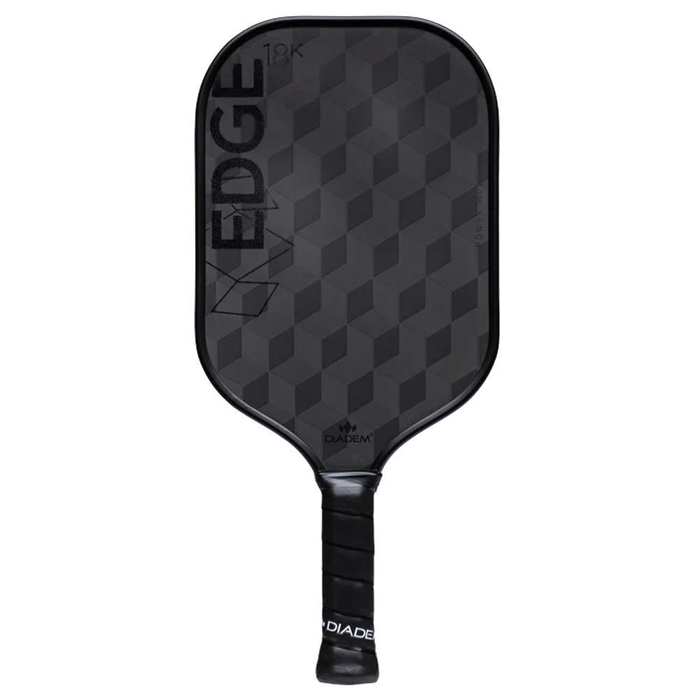 Edge 18k Power Pickleball Paddle Midnight Black Racquets Diadem