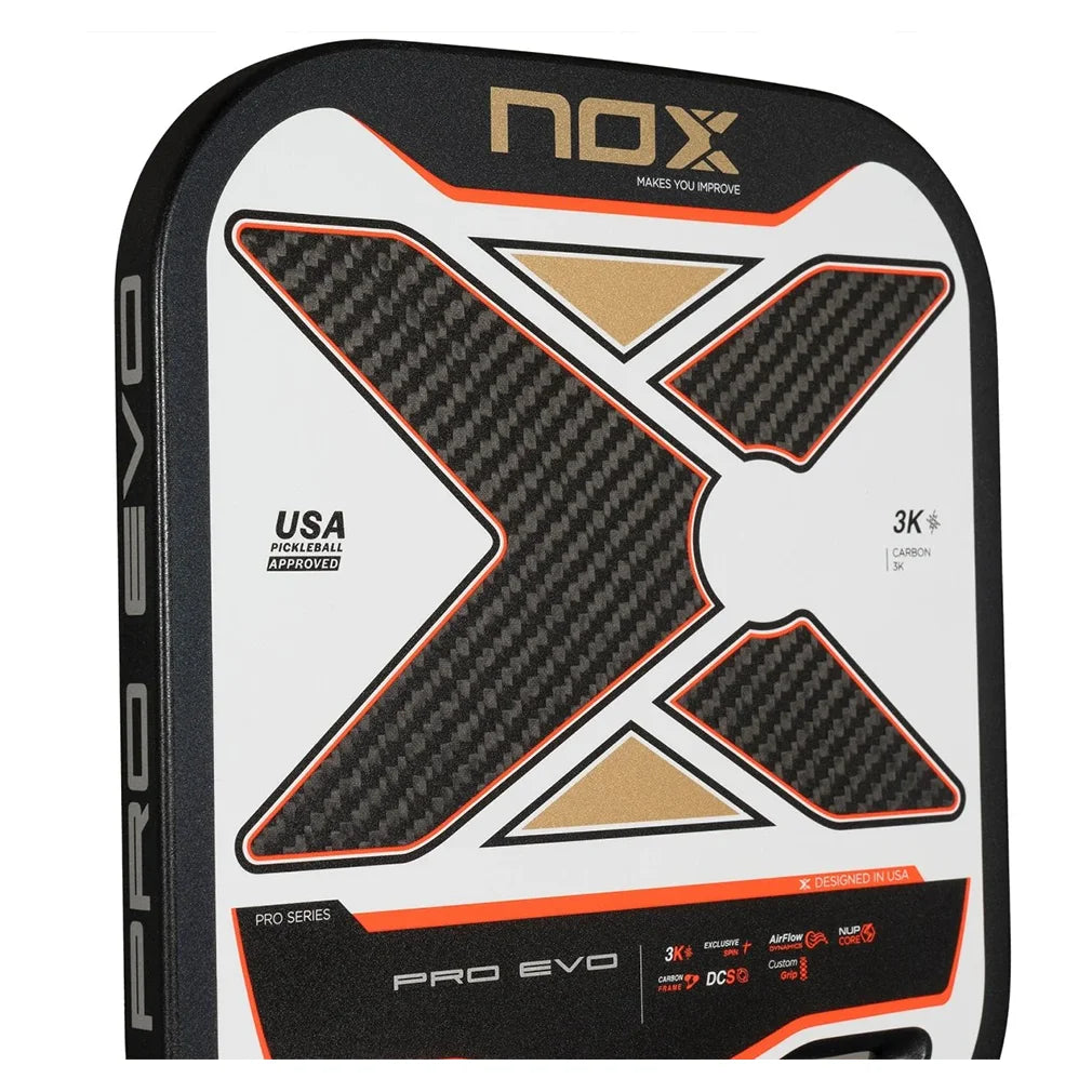 Pro Evo Pickleball Paddle Racquets Nox