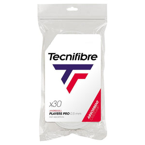 Pro Players Tennis Overgrip 30 Pack White Accessories Tecnifibre