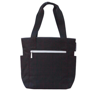 Paddle/Racquet Tote Black and Sea Salt Maggiemather