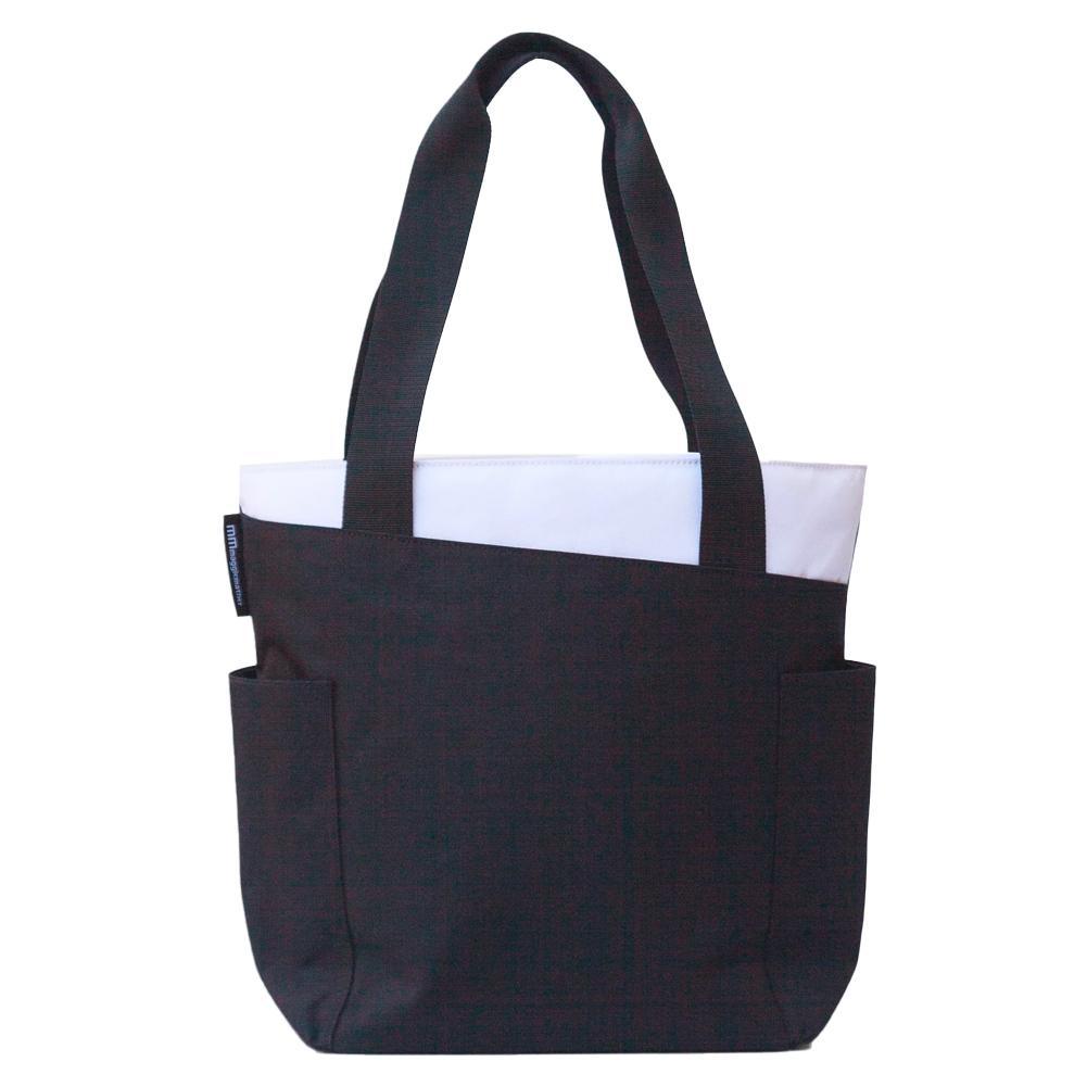 Paddle/Racquet Tote Black and Sea Salt Maggiemather