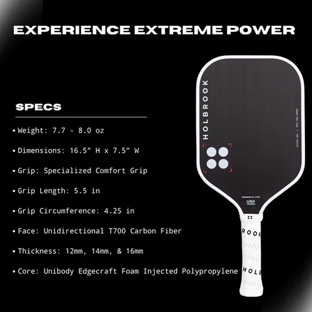 Power Pro 14mm Pickleball Paddle Holbrook