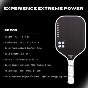 Power Pro 14mm Pickleball Paddle Holbrook