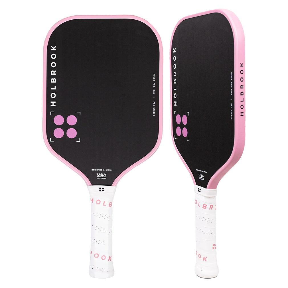 Power Pro 14mm Pickleball Paddle Pink Racquets Holbrook