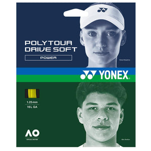 POLYTOUR DRIVE SOFT 125 Tennis String Flash Yellow Strings Yonex