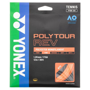 POLYTOUR REV Tennis String Bright Orange Strings Yonex